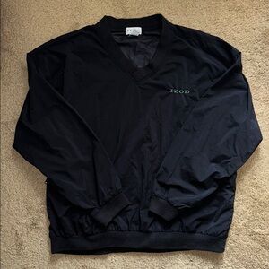 izod windbreaker pullover sweater